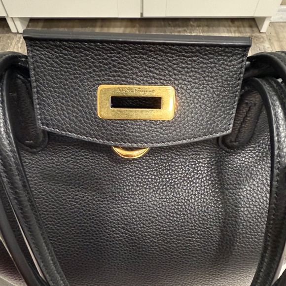 SALVATORE FERRAGAMO Leather Travel Tote - Picture 14 of 16